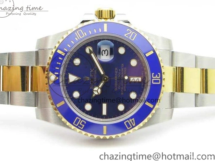 0401 Submariner 116613LB Wrapped SS YG VRF 1:1 Best Edition Blue Dial A Fashionable 3533
